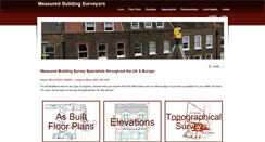 Desktop Screenshot of measuredsurveys.net